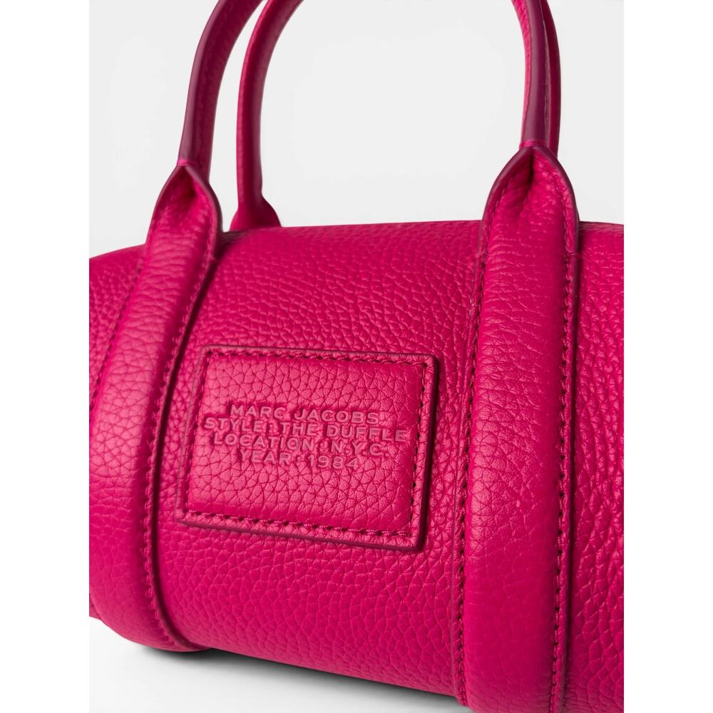 MARC JACOBS The Duffle Mini Leather Bag โ Hot Pink - Picture 6 of 11
